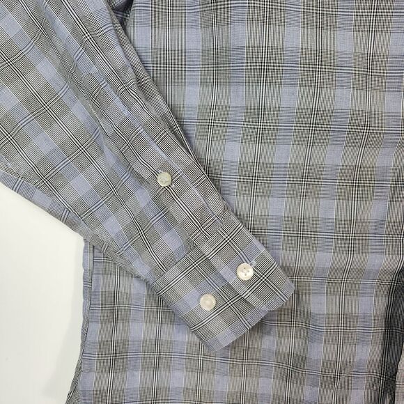 John Varvatos Shirt Mens M Career Wear‎ Preppy Gothic Elegance Rock N Roll Edgy - Picture 4 of 13